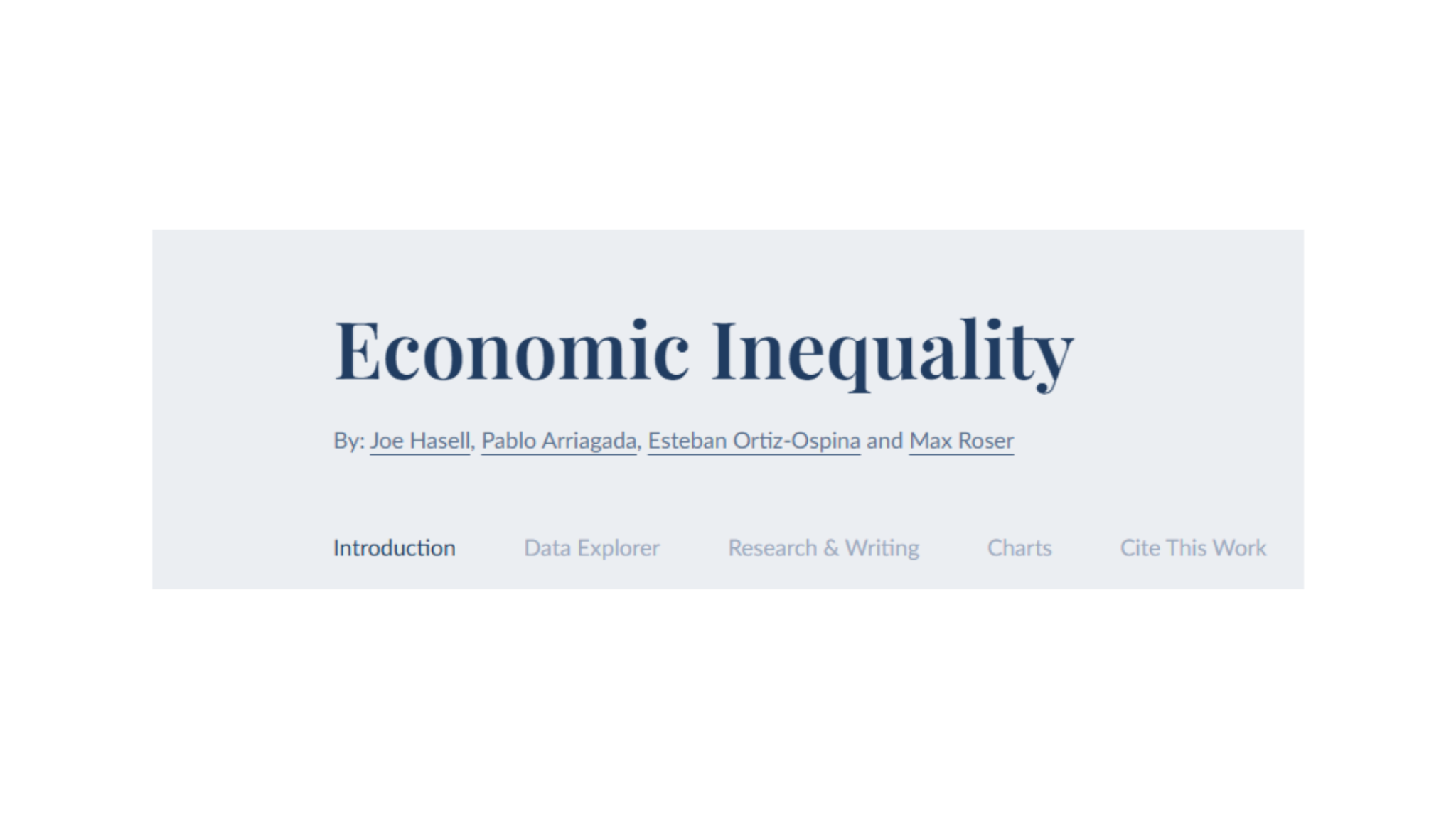 Economic inequality